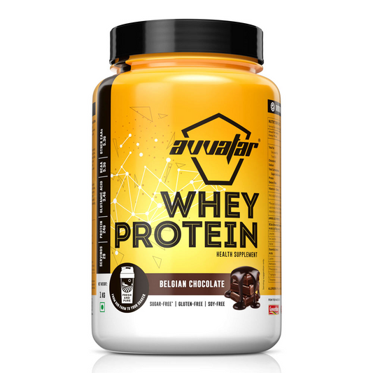 Avvatar Whey Protein-1 Kg-Belgian Chocolate