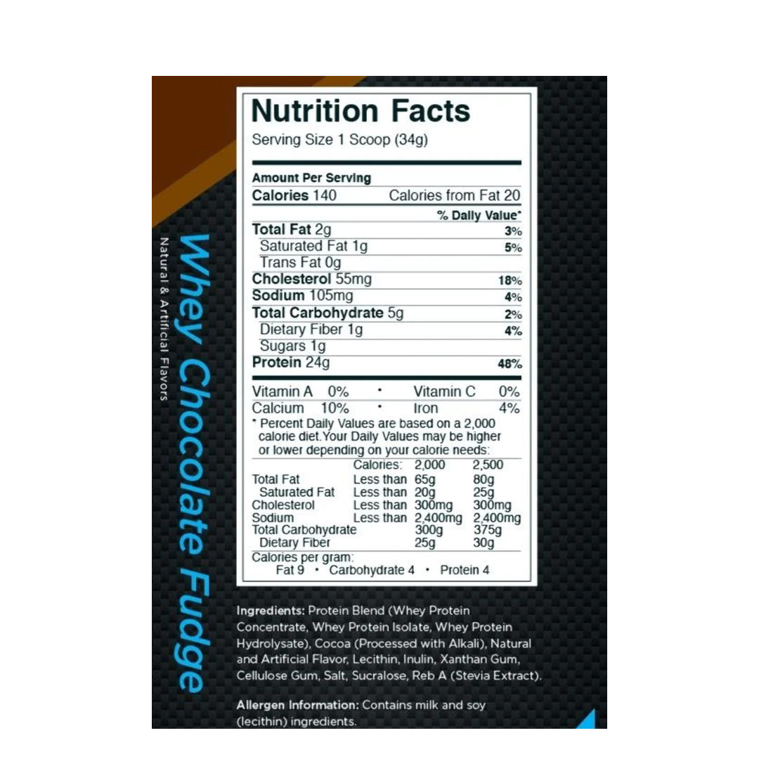 Rule 1 Whey Blend 5.02 lb Chocolate Fudge