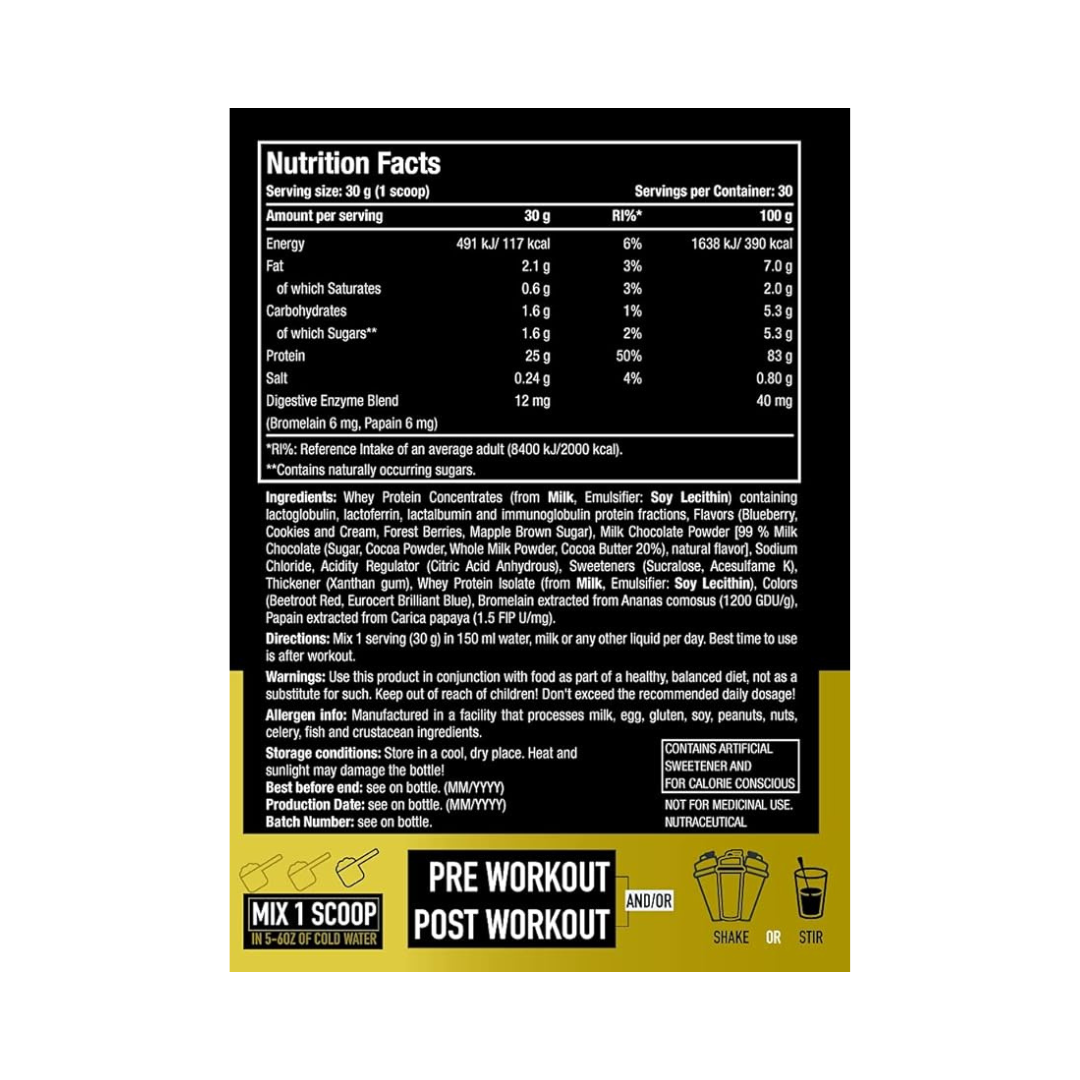 One Science Premium Whey Protein 2 lb Blueberry Muffin