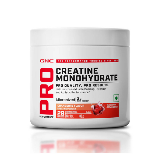 GNC Creatine Monohydrate 100gm Cranberry