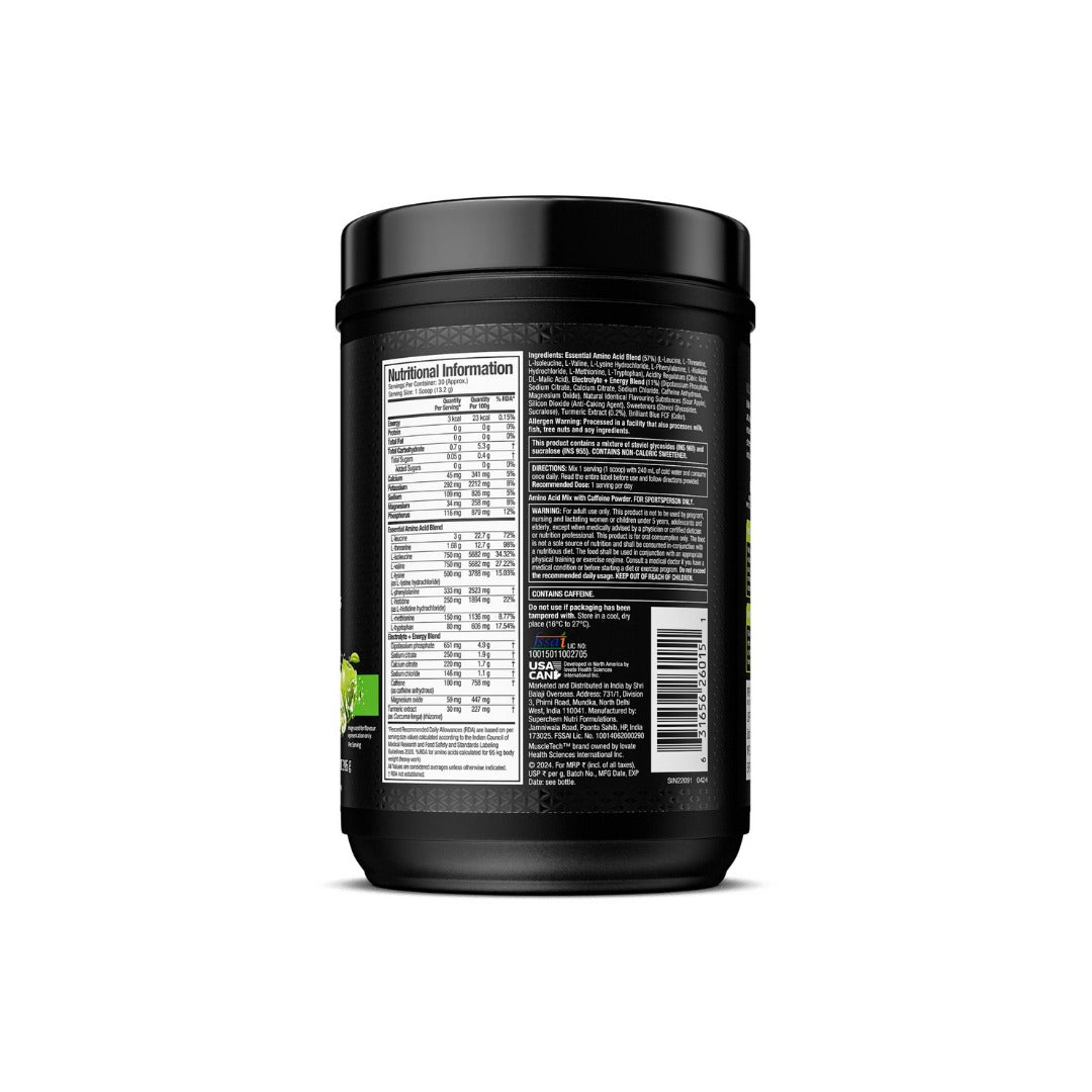 Muscletech EAA+Energy Sour Apple-396gm