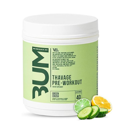 RAW X CBUM THAVAGE PRE-WORKOUT GREEN CRUSH 520GM