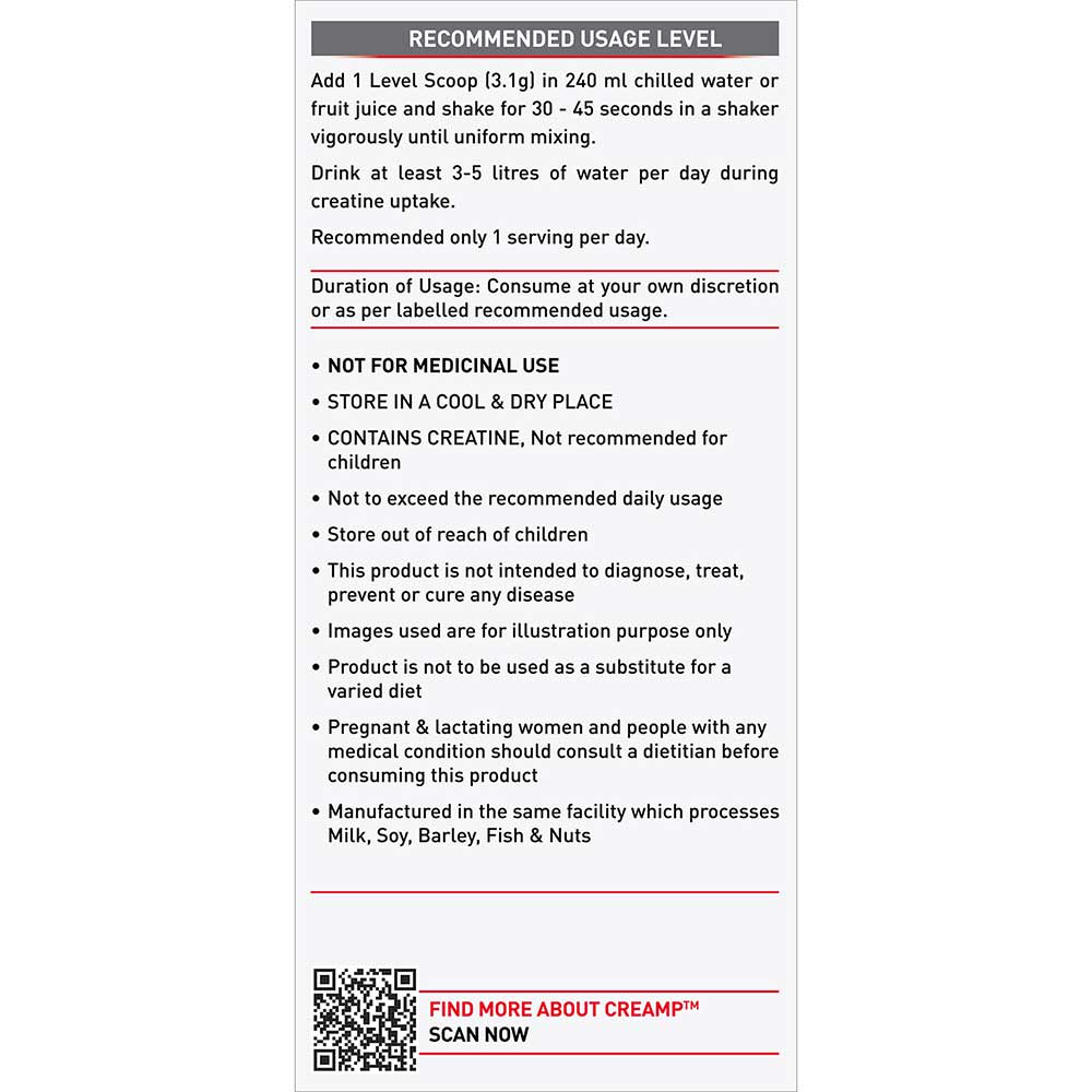 MUSCLEBLAZE CREATINE CREAMP 100 GM