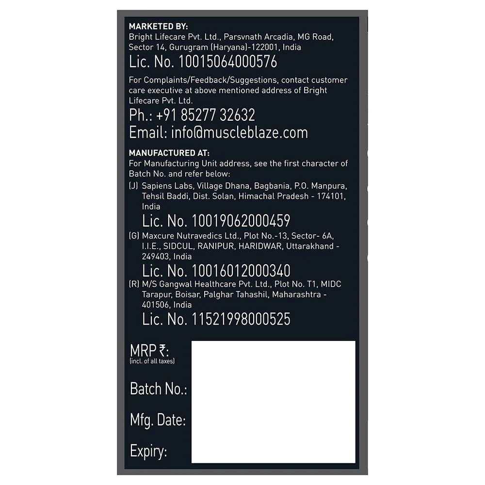 MUSCLEBLAZE CREATINE CREAMP 100 GM