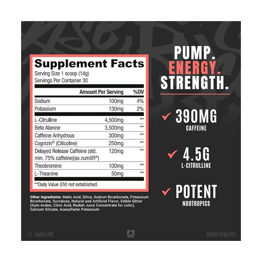 RYSE LOADED PRE- RING POP CHERRY-30 SER