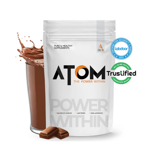 Asitis Atom Whey Protein- 1 kg-Double Rich Chocolate