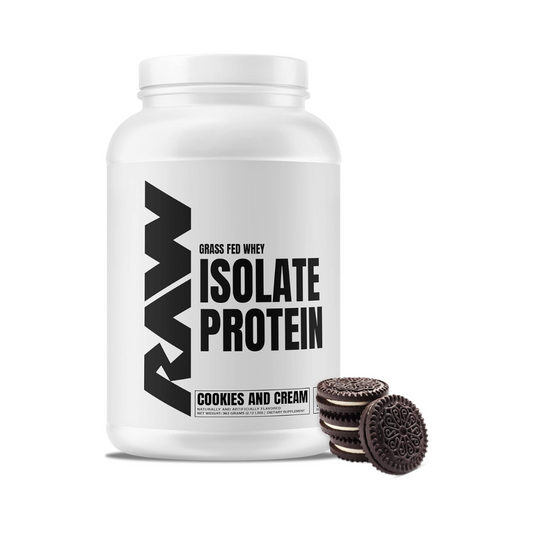 RAW ISOLATE PROTEIN - COOKIES AND CREAM 1.98LB