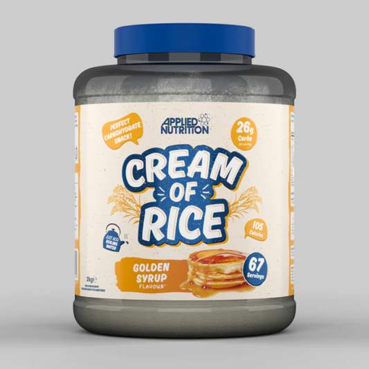 APPLIED NUTRITION CREAM OF RICE 2KG GOLDEN SYRUP