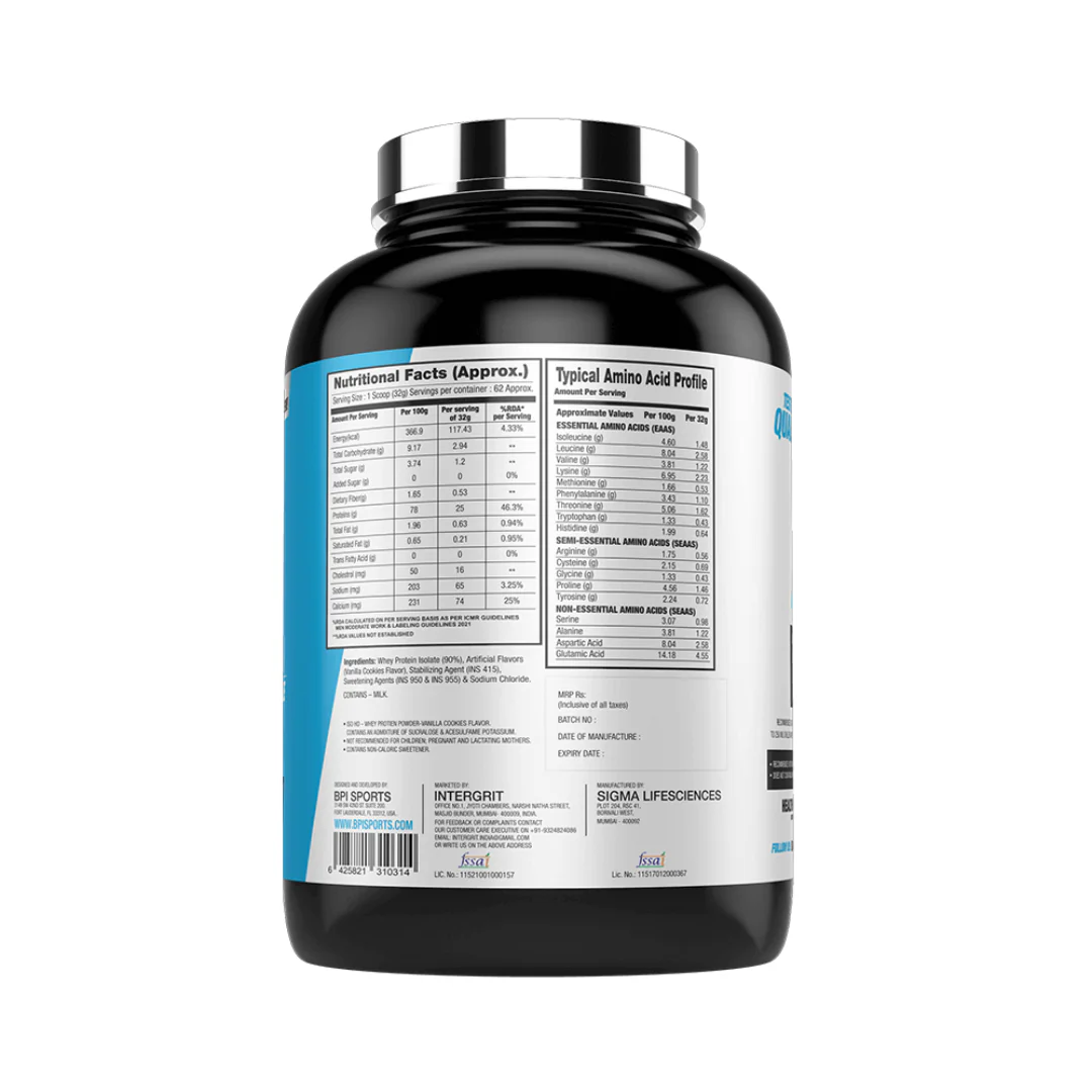 BPI Sports ISO HD 2 kg Vanilla Cookie