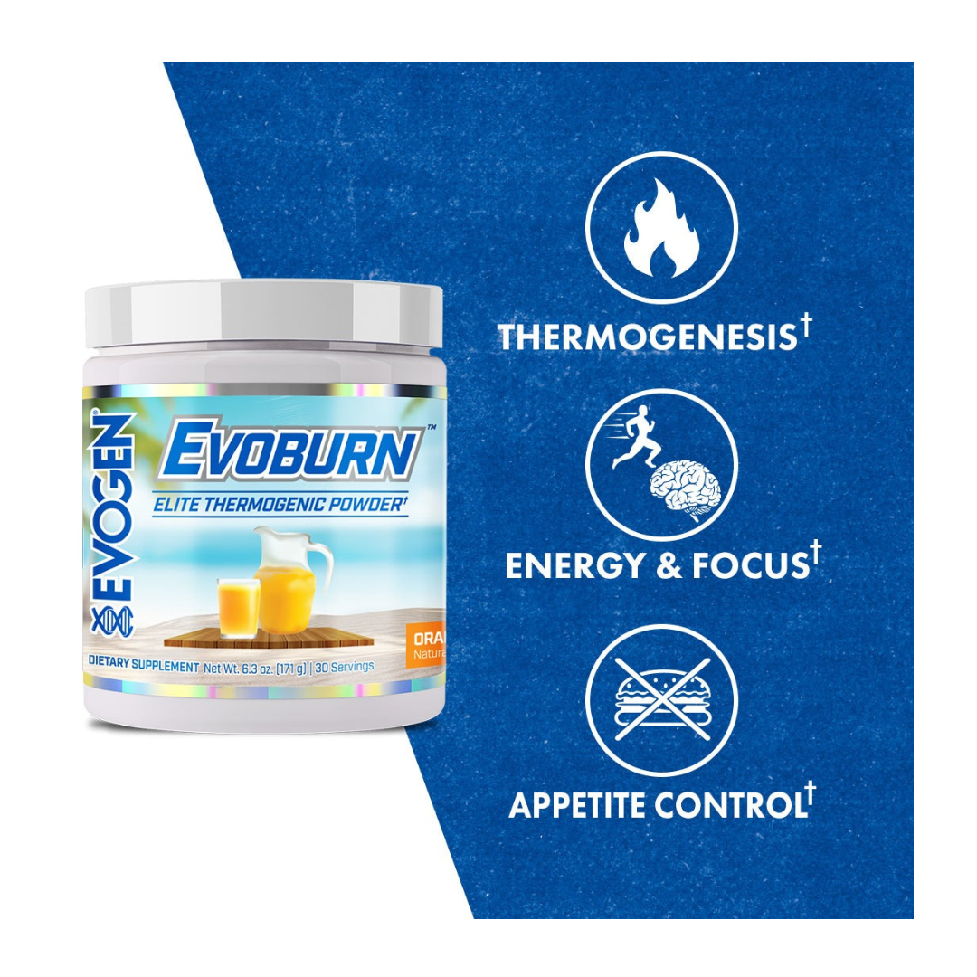 EVOGEN EVOBURN ELITE THERMOGENIC - ORANGE SUNRISE-30 SERVING