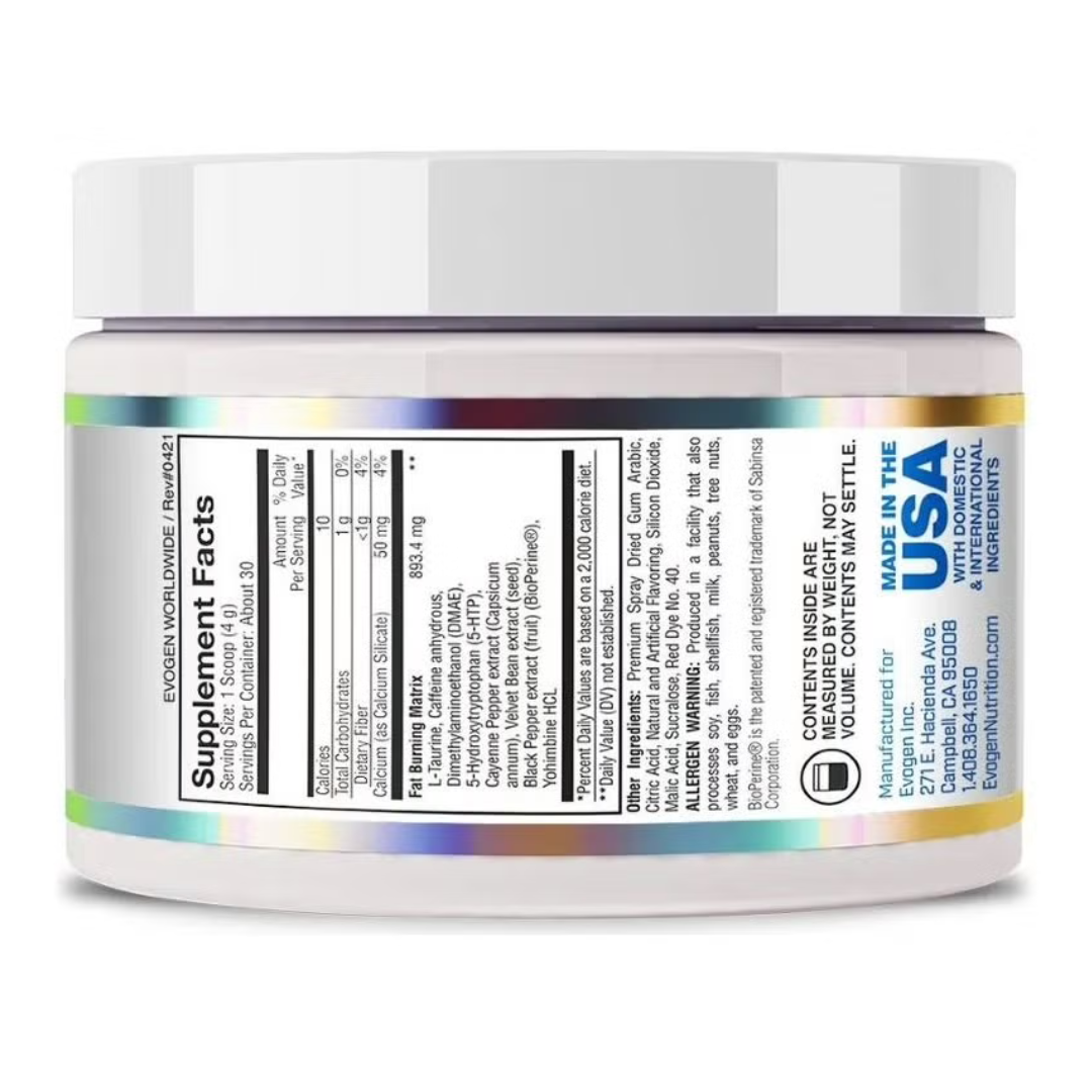 EVOGEN LIPOCIDE IR - FRUIT PUNCH - 30 SERVING