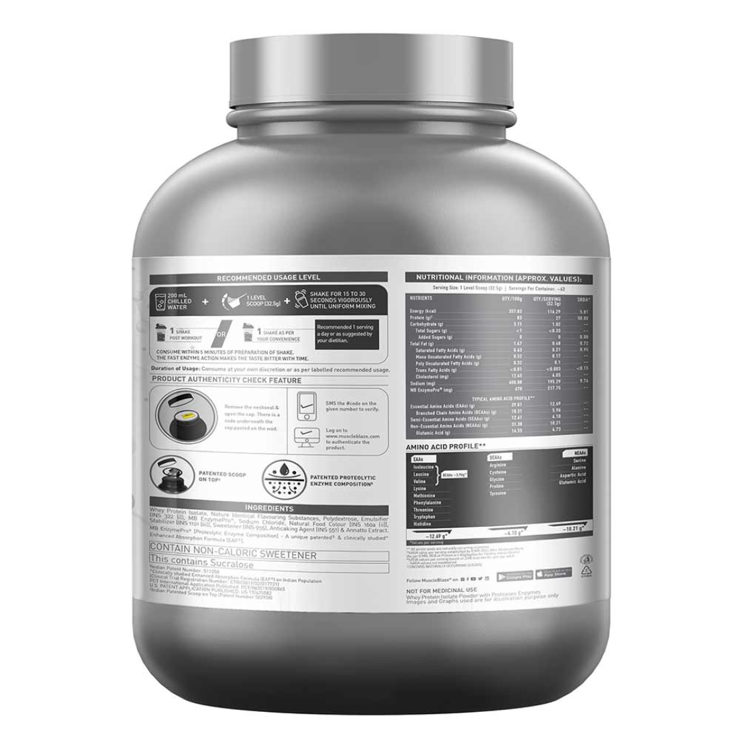 MuscleBlaze Iso-Low carb- 4.4 lb Tropical Mango
