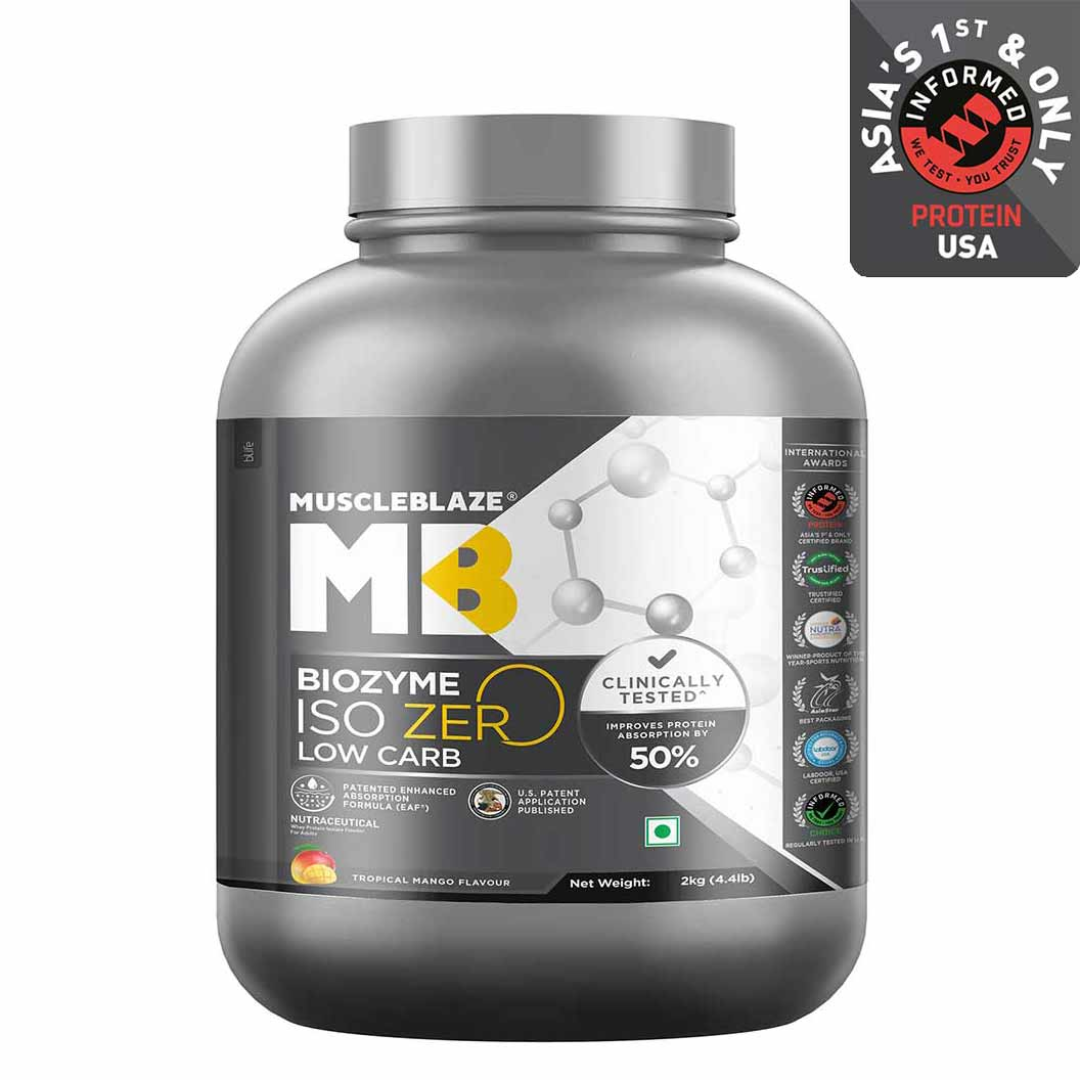 MuscleBlaze Iso-Low carb- 4.4 lb Tropical Mango