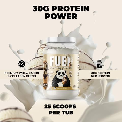 PANDA SUPPLEMENTS FUEL PREMIUM PROTEIN 25 SERV 2LB - SUNDAE ICECREAM CONE
