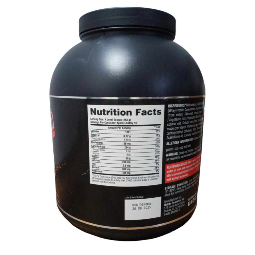 NUTREX MASS INFUSION CHOCOLATE