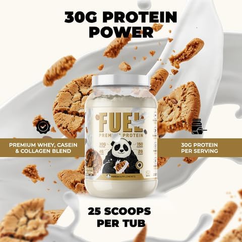 PANDA SUPPLEMENTS FUEL PREMIUM PROTEIN 25 SERV 2LB - COOKIES AND CREAM