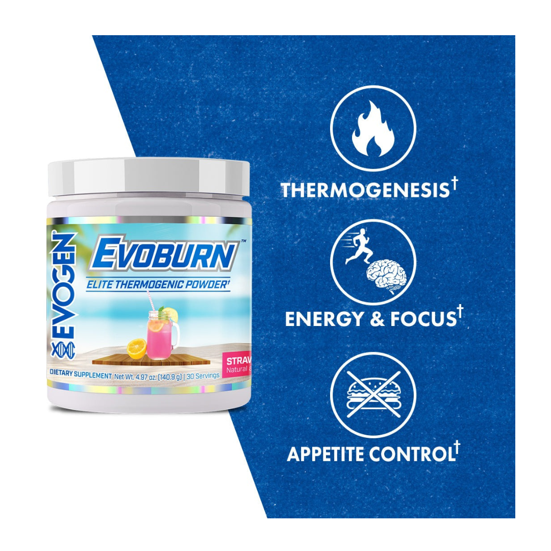 EVOGEN EVOBURN ELITE THERMOGENIC - STRAWBERY LEMONADE - 30 SERVING