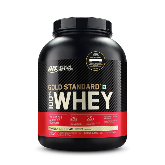 ON Optimum Nutrition Gold Standard Whey Protein 5 lb Vanilla Ice Cream