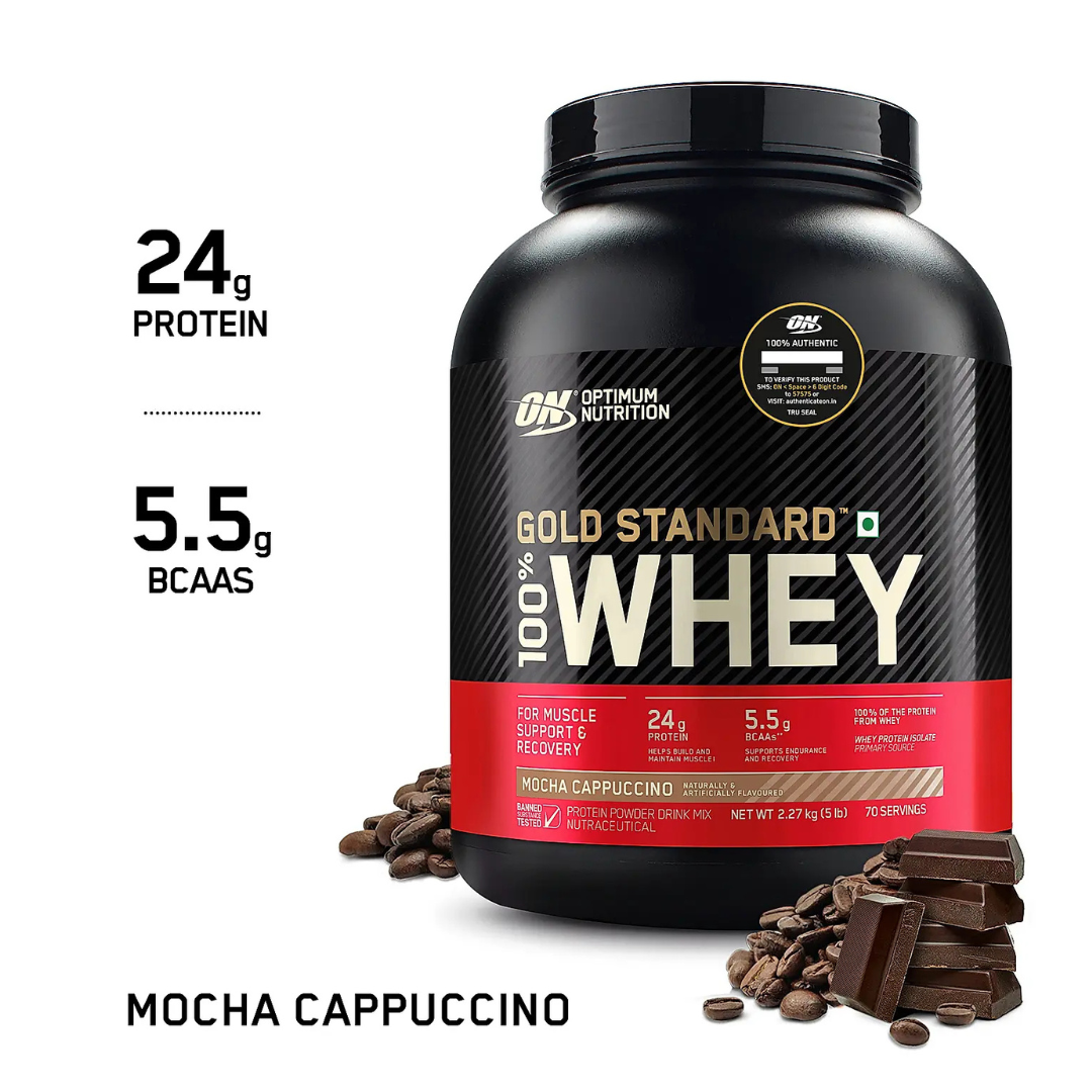 ON Optimum Nutrition Gold Standard Whey Protein 5 lb Mocha Cappuccino