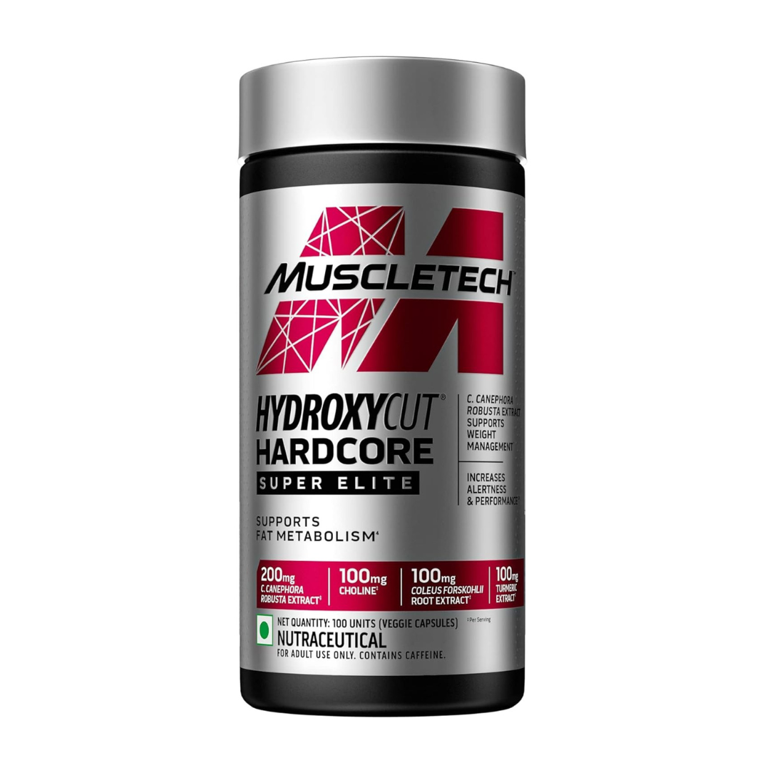 MuscleTech Hydroxycut Hardcore Elite 100 Caps Unflavoured