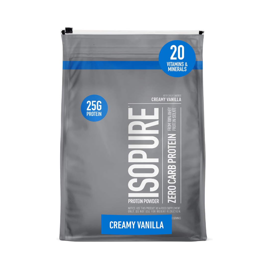 Isopure Zero Carb Creamy Vanilla - 7.5 LB