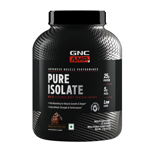 GNC AMP Pure Isolate 4.4 lb Chocolate Frosting