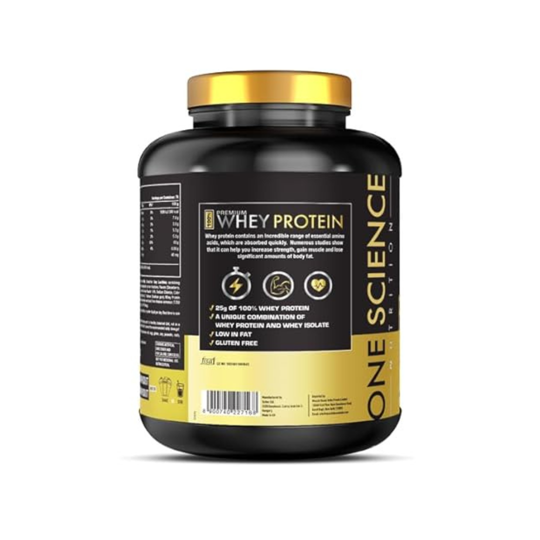 One Science Premium Whey Protein 2.27 KG Chocolate Charge