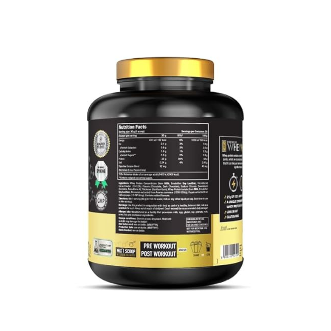 One Science Premium Whey Protein 2.27 KG Chocolate Charge