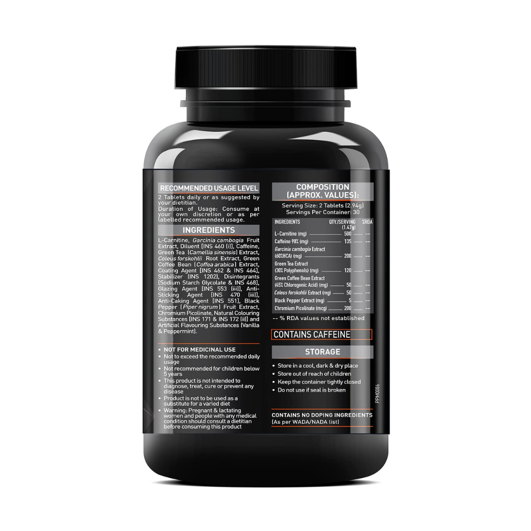 MuscleBlaze MB-Burner Pro 60 tabs Unflavoured