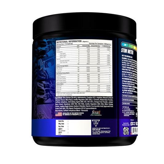 ProSupps Hyde Xtreme 30 Serving Blue Razz