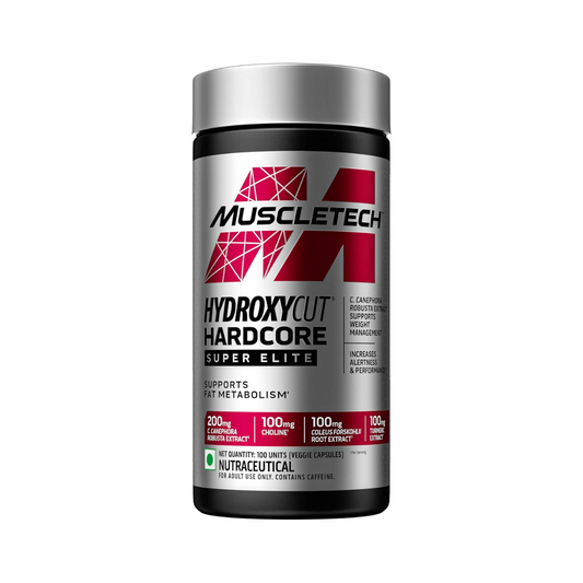 Muscletech Hydroxycut Hardcore Super Elite 100 Capsules Unflavoured