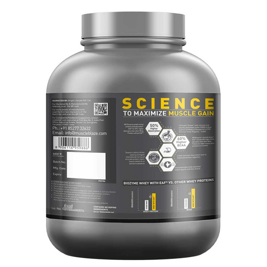 Muscleblaze Biozyme Performance whey - Choco Crispers-4.4lbs