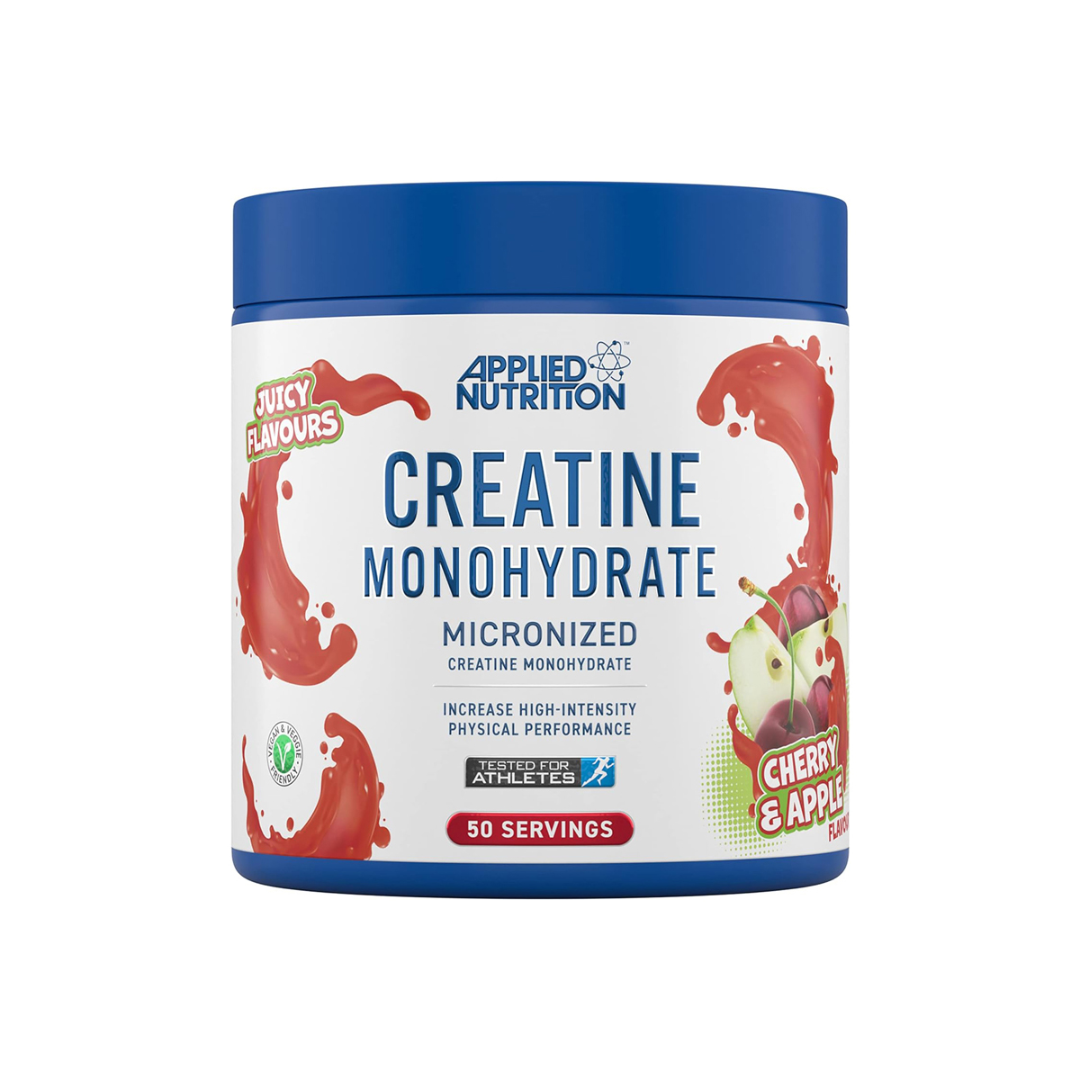 APPLIED NUTRITION CREATINE MONOHYDRATED 250G- CHERRY AND APPLE