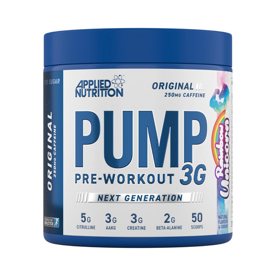 APPLIED NUTRITION PUMP PRE WORKOUTRAINBOW UNICORN25 SERVINGS Protein