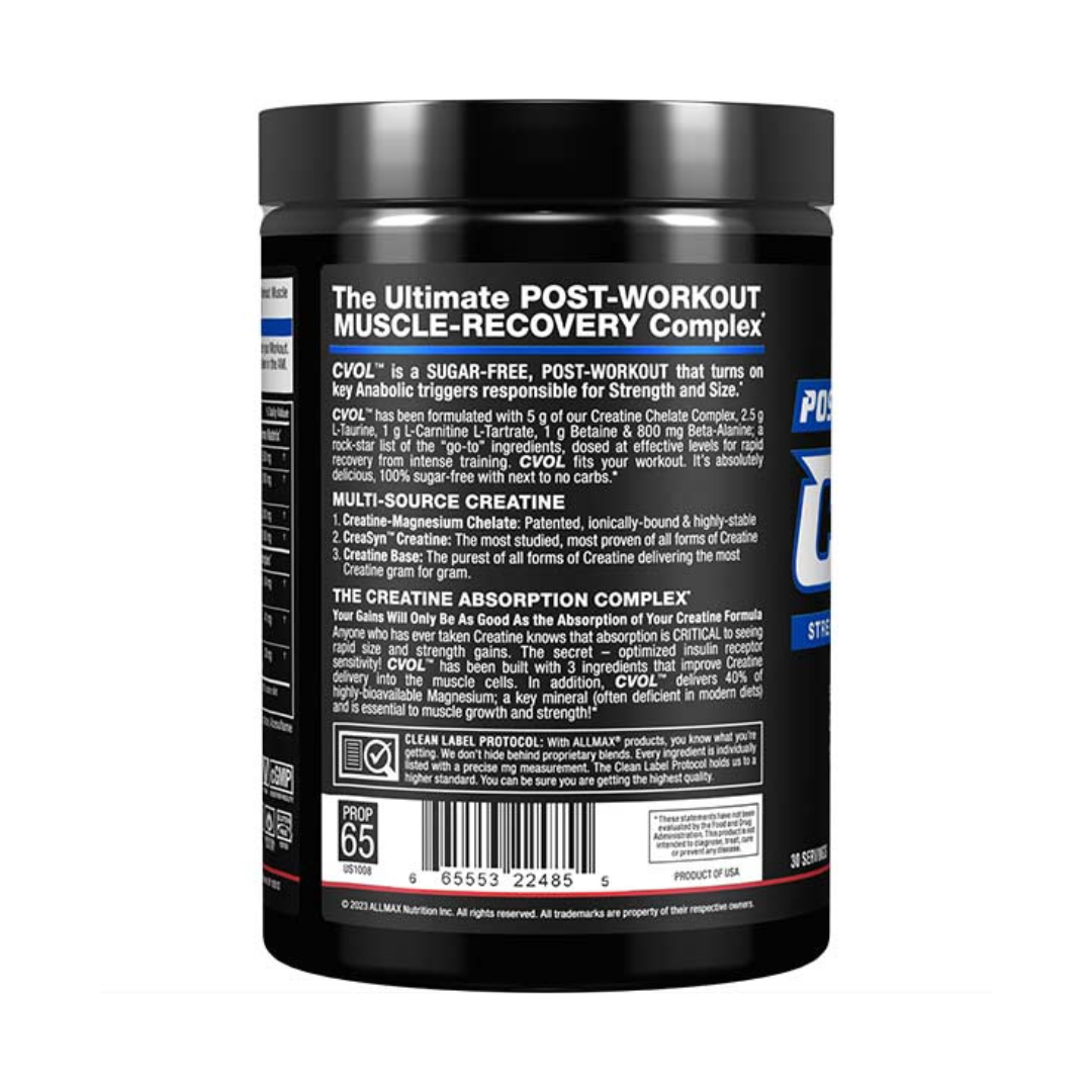 Allmax Post C Vol Raspberry Kiwi 375 gms