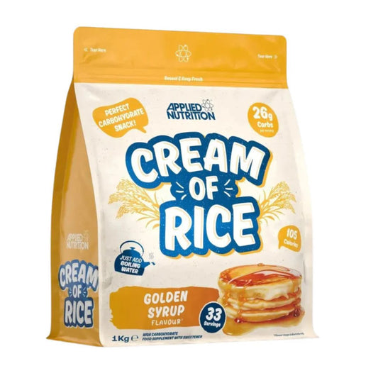 Applied Nutrition Cream of Rice 1 Kg Golden Syrup