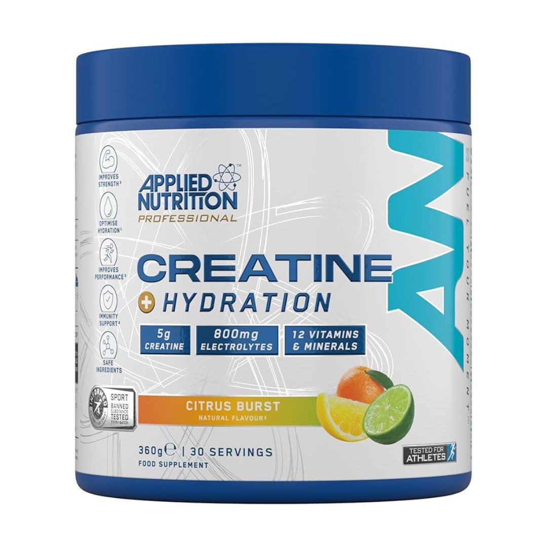 Applied Nutrition Creatine + Hydration | Citrus Burst 360G 30 Servings