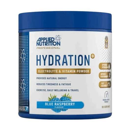 Applied Nutrition Hydra+ Electrolytes & Vitamins, Blue Raspberry – 240g
