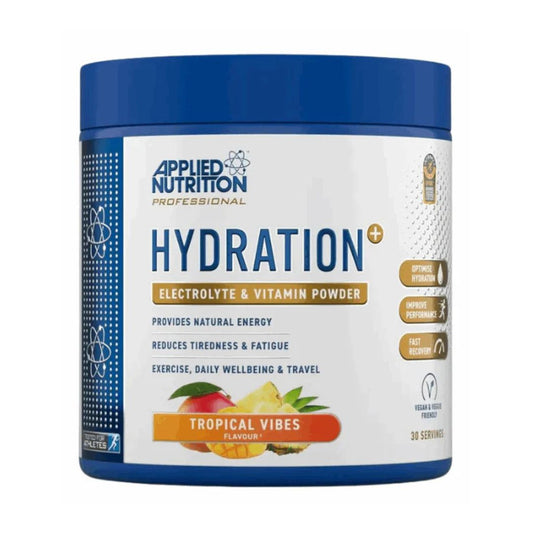 Applied Nutrition Hydra+ Electrolytes & Vitamins, Tropical Vibes – 240g