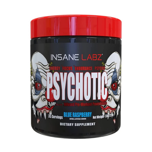 Insane Labz Psychotic 35 Serving Blue Raspberry