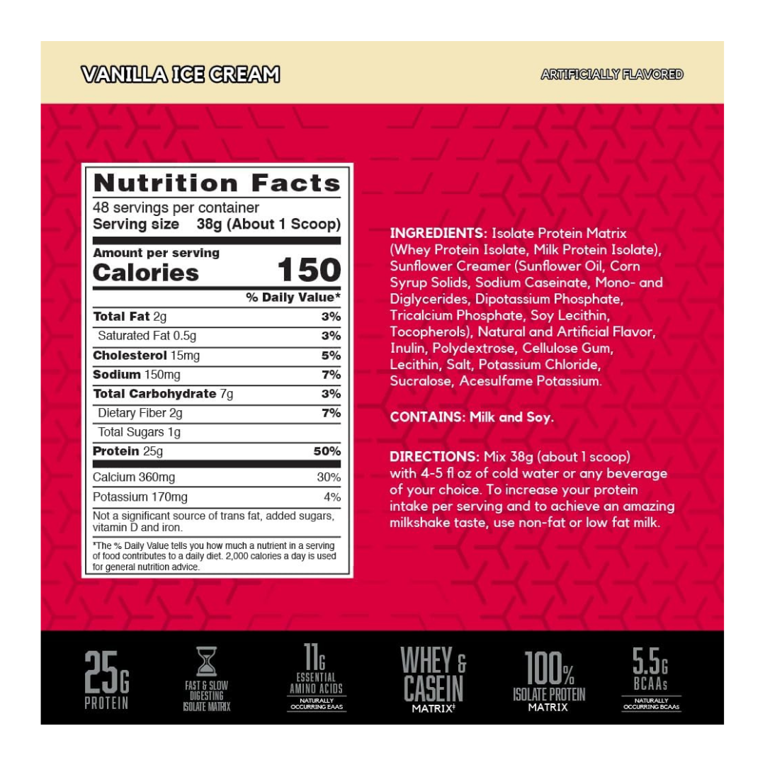 BSN SYNTHA 6 ISOLATE VANILLA ICE CREAM 1.82 KG