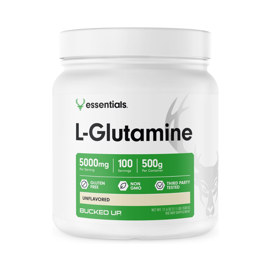 BUCKED UP-L-Glutamine 5gm-50 Servings-Unflavored