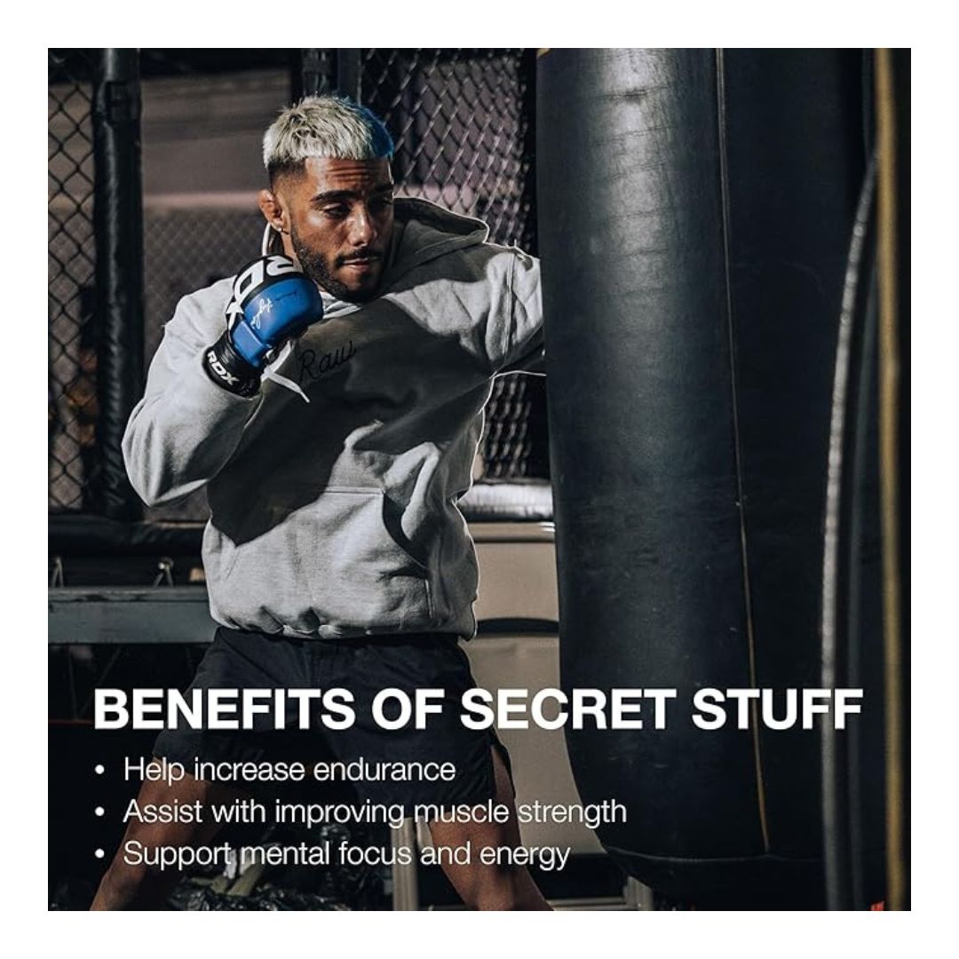 BUM X RAW CHRISTOPHER S SECRET STUFF-40 SERVINGS CHAMPION MENTALITY
