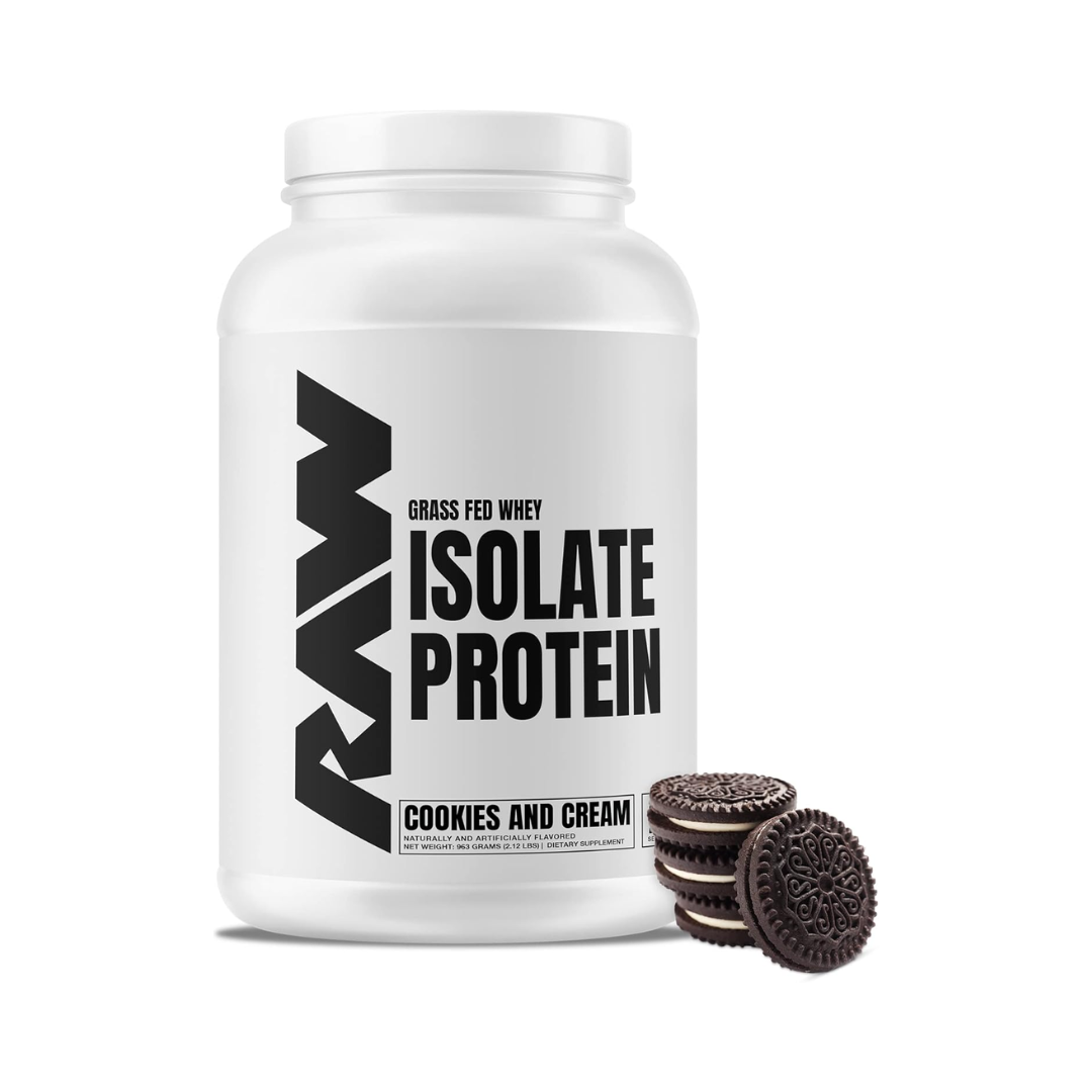 RAW ISOLATE PROTEIN - COOKIES AND CREAM 2LB