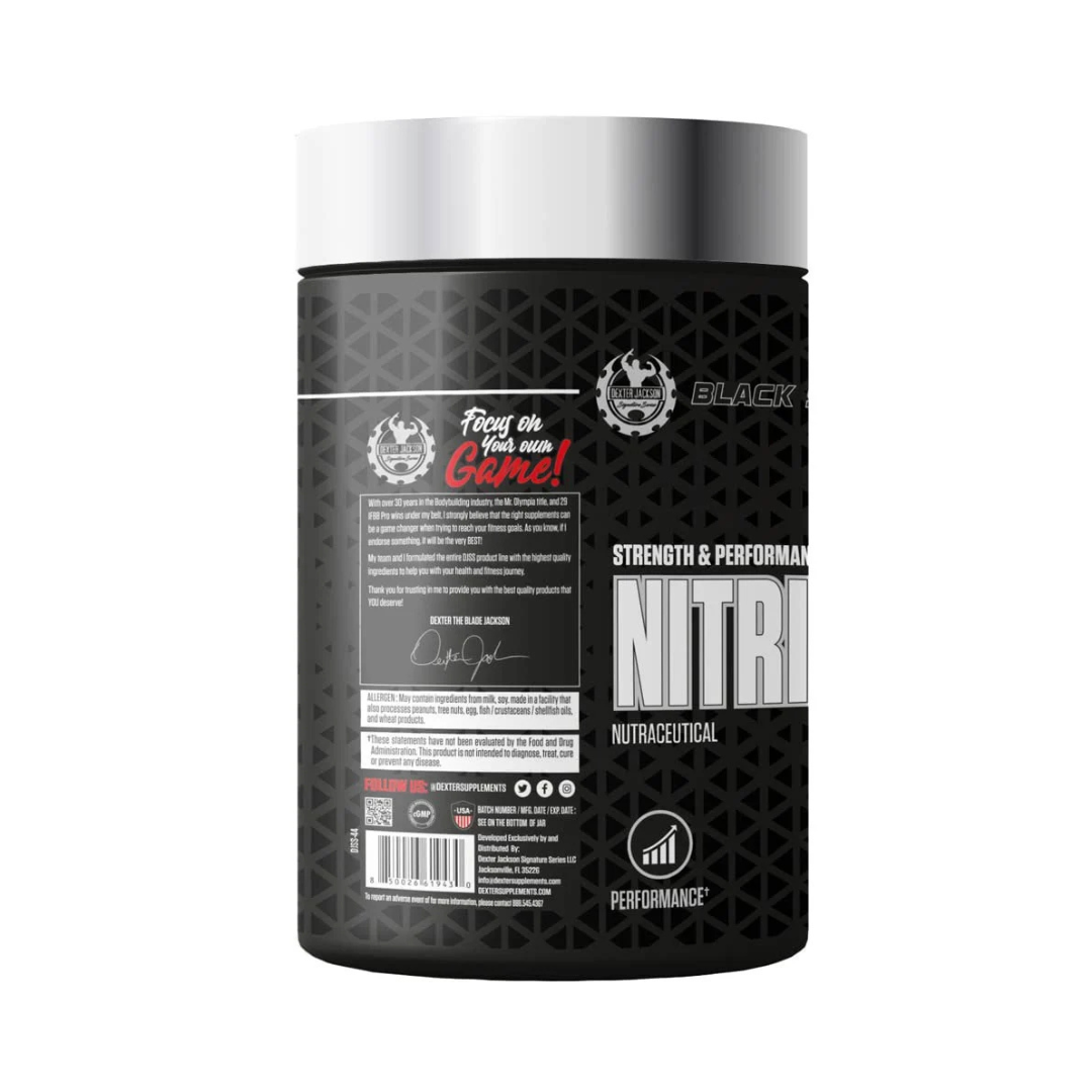 DEXTER JACKSON BLACK SERIES NITRIX OXIDE BOOSTER 120 TABS