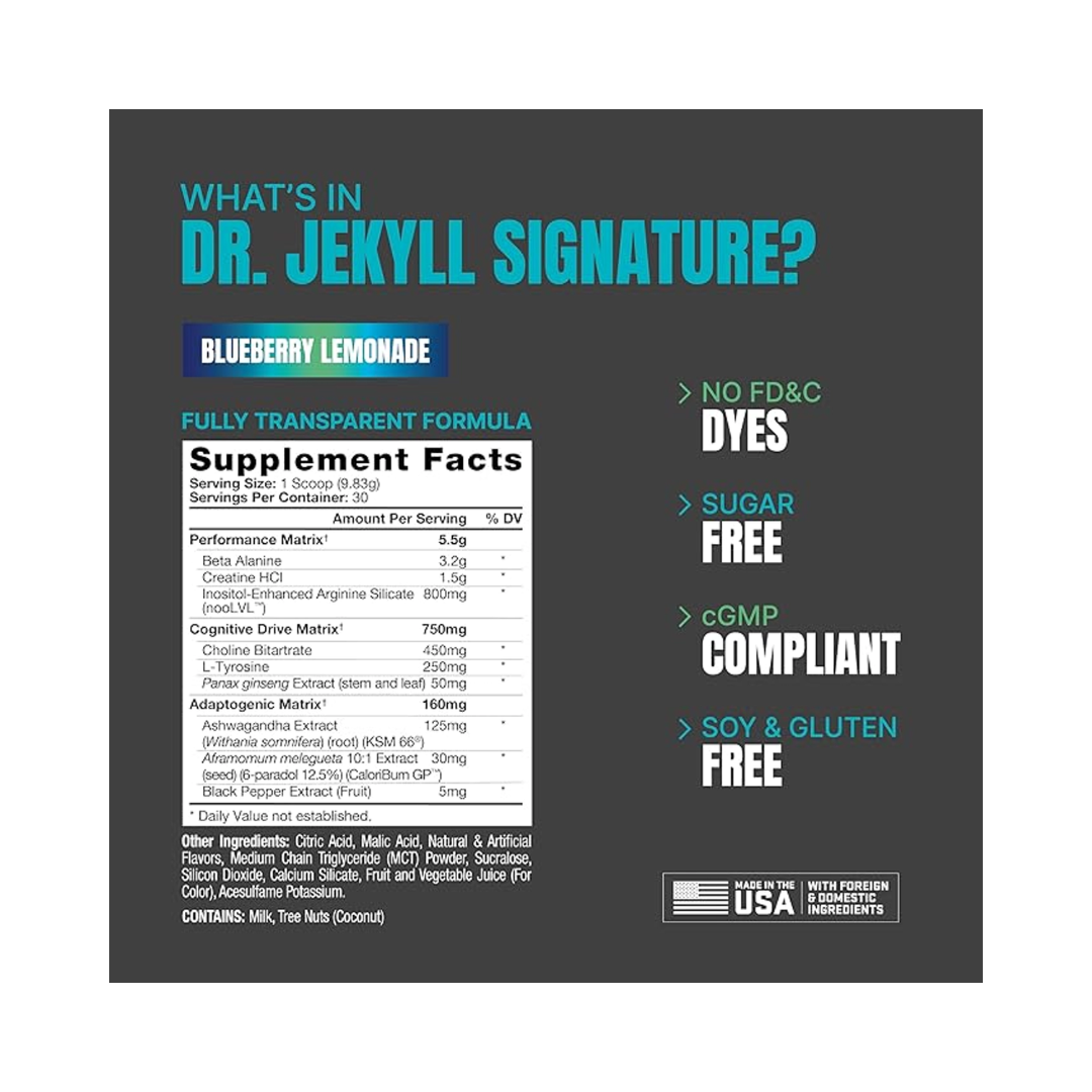 PRO SUPPS DR JEKYLL-BLUE LEMONADE-30 SERVINGS