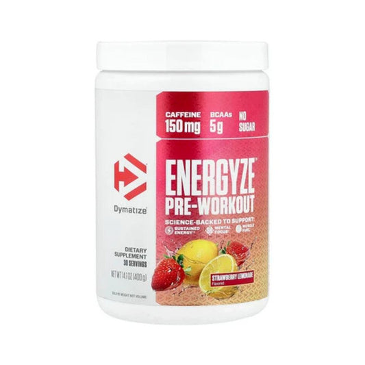 Dymatize Energize Pre-Workout, Strawberry Lemonade - 30 Servings