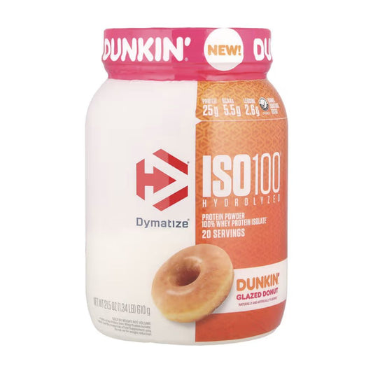 Dymatize ISO 100, Dunkin Glazed Donut - 610g
