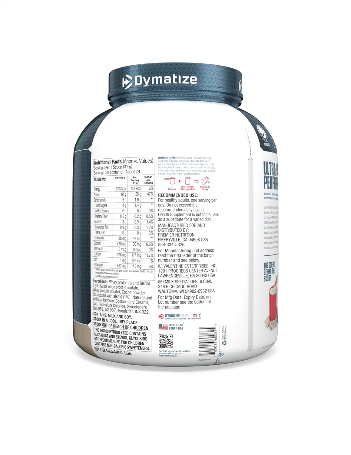 Dymatize Iso 100 Hydrolyzed Protein