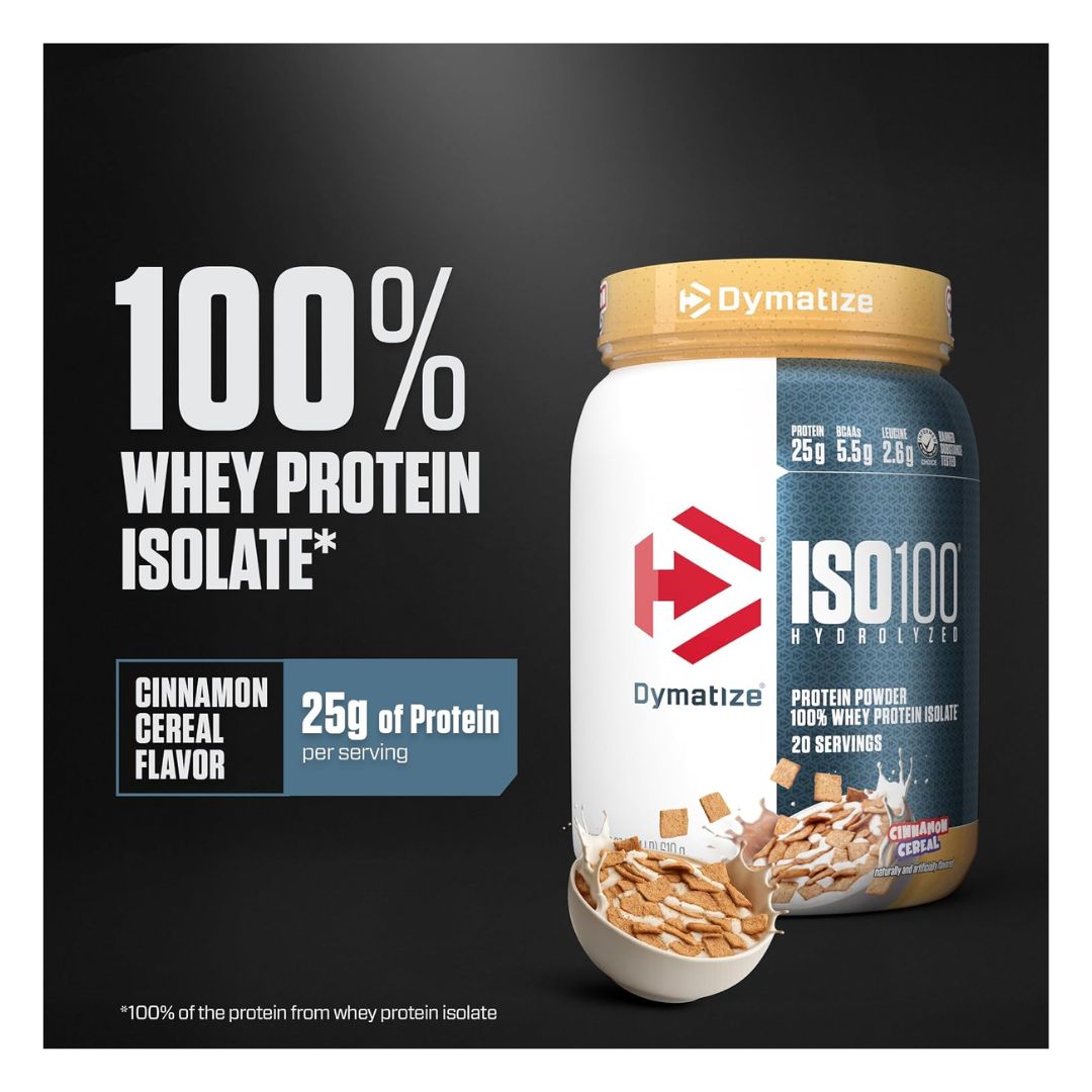 Dymatize Iso 100 1.4 lb Cinnamon Cereal